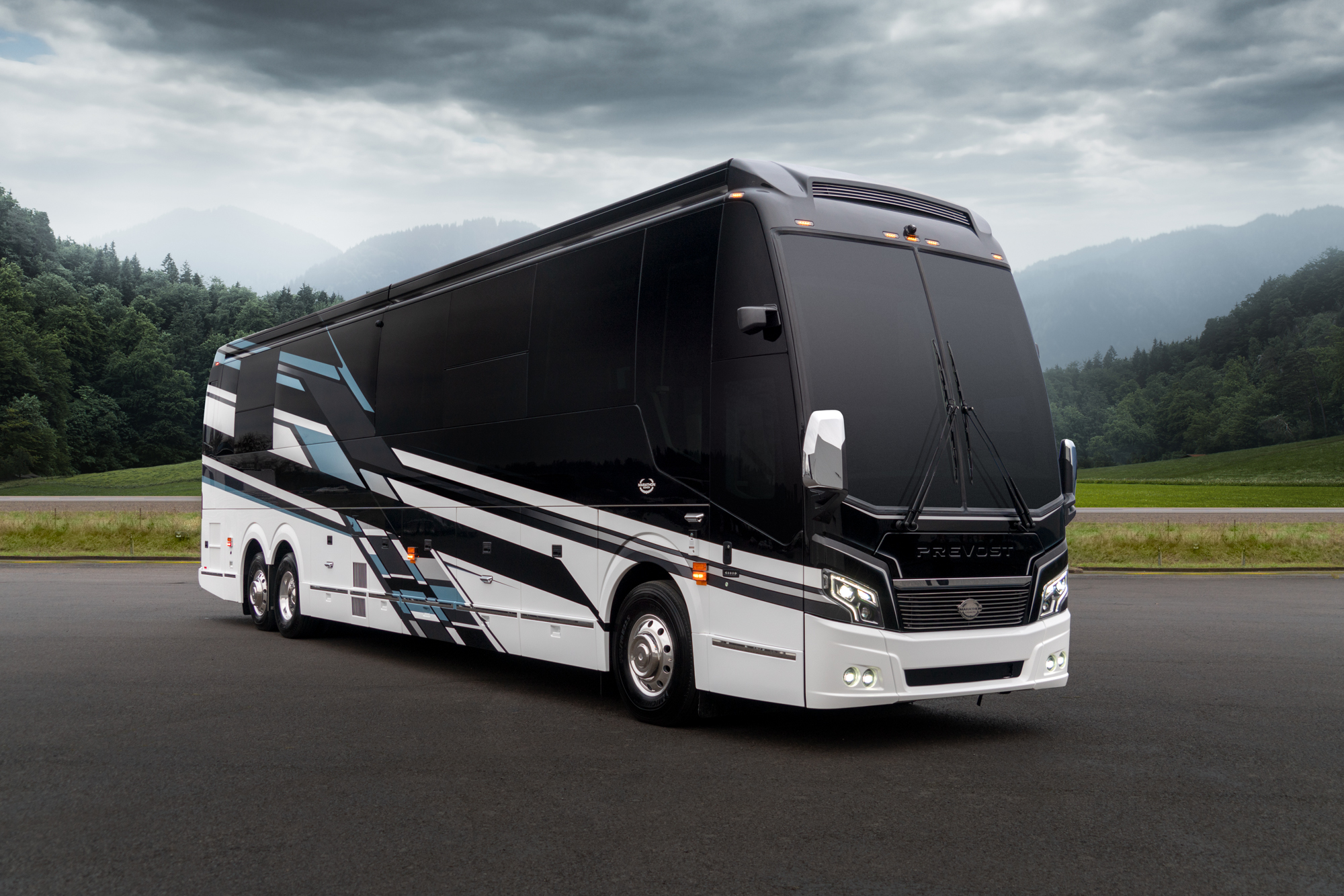 Marathon Coach finishes first Luxury RV on the New H3-45 Prevost Chassis | Marathon Coach Marathon Coach finishes first Luxury RV on the New H3-45 Prevost Chassis | Marathon Coach