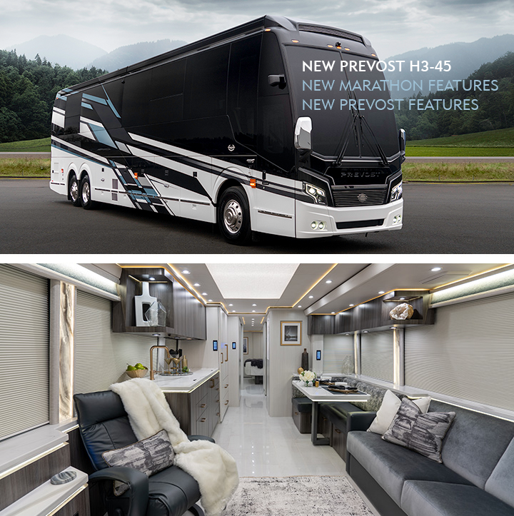 Luxury RV Inventory Prevost Bus Conversion Marathon Coach